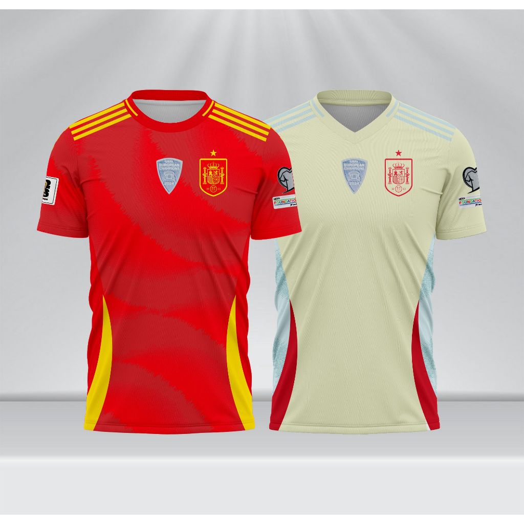 Jersey Spanyol Home Away 2025 Kualifikasi Piala Dunia 2026 Full Printing