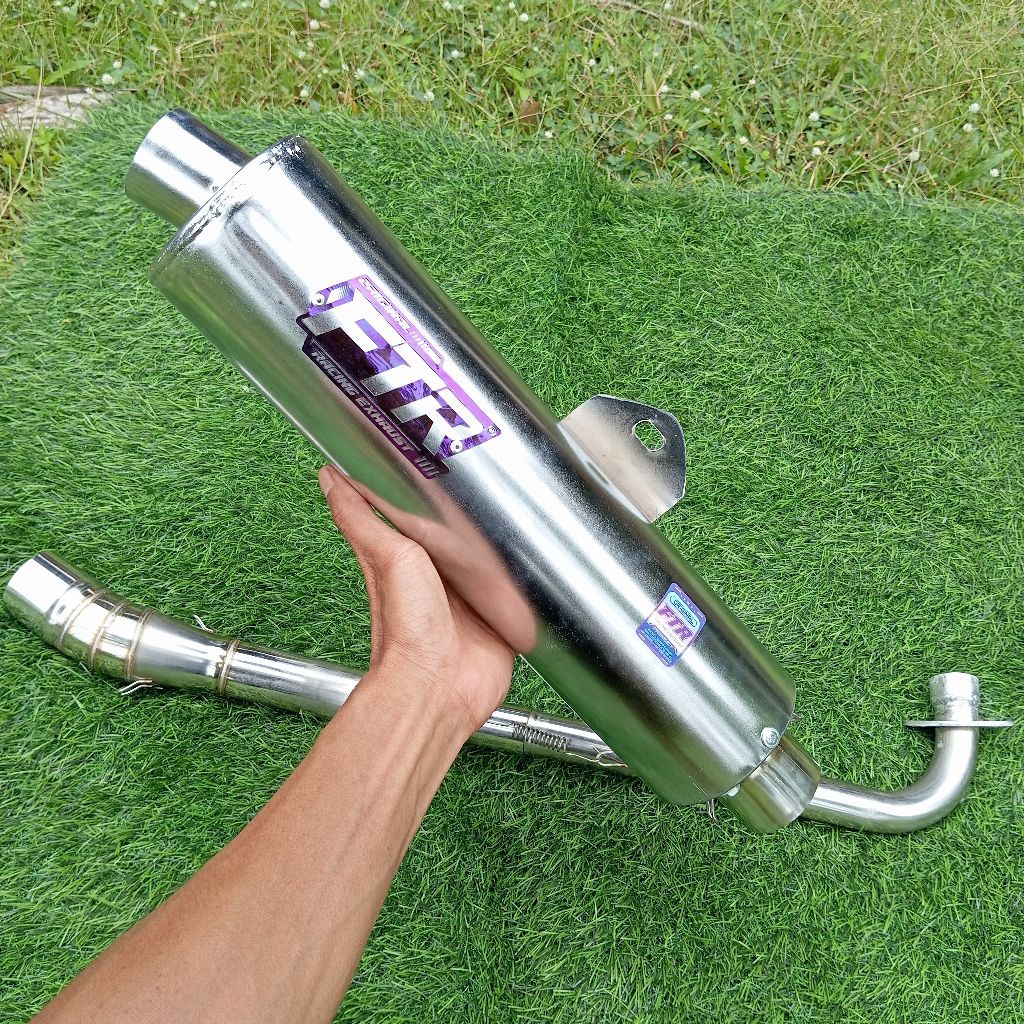 Knalpot FTR TYPE CKD BOBOKAN DAN STANDART set leher pnp supra x125 karbu supra x125fi supra lama gra