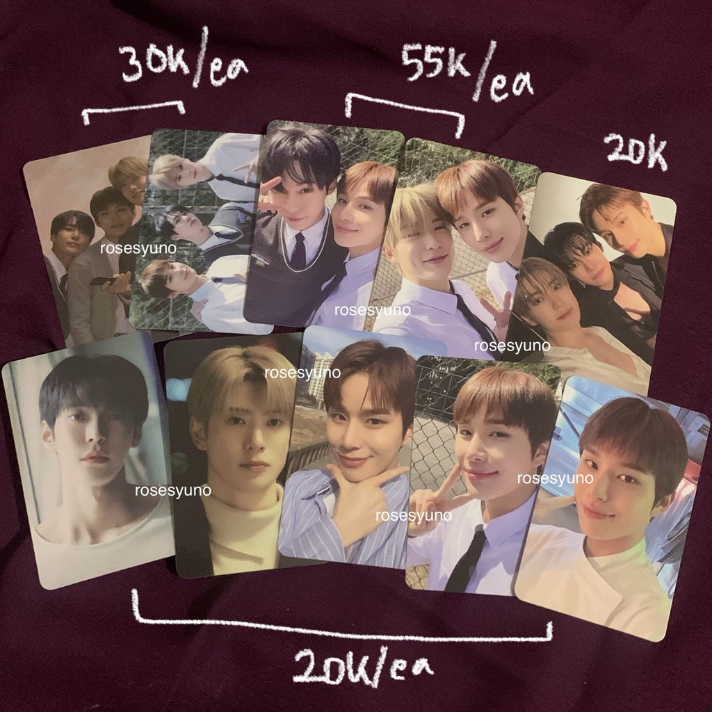 Photocard NCT Dojaejung Unit Dowoo Jaewoo Doyoung Jaehyun Jungwoo
