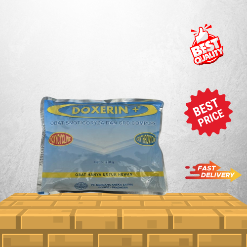 Doxerin Plus 250 gr Obat CRD Snot Unggas Ampuh