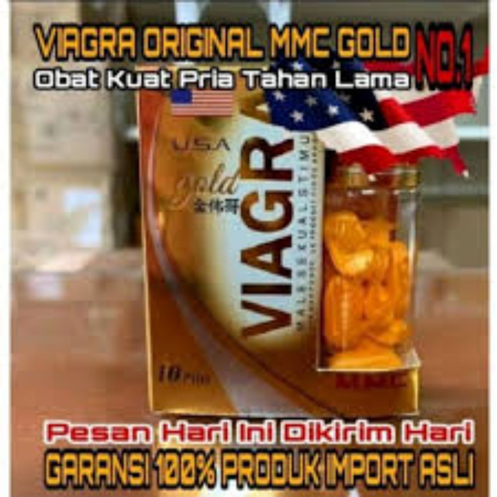 VIGRA GOLD ORIGINAL PENAMBAH STAMINA PRIA KUAT TAHAN LAMA USA 1BOTOL 10KAPSUL AMPUH