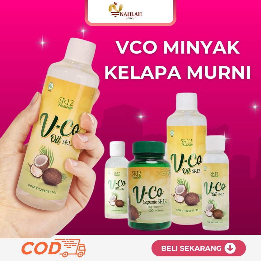 VCO MINYAK KELAPA SR12 MINYAK VCO ORIGINAL MINYAK KELAPA UNTUK RAMBUT BAYI RUAM POPOK GIGITAN NYAMUK