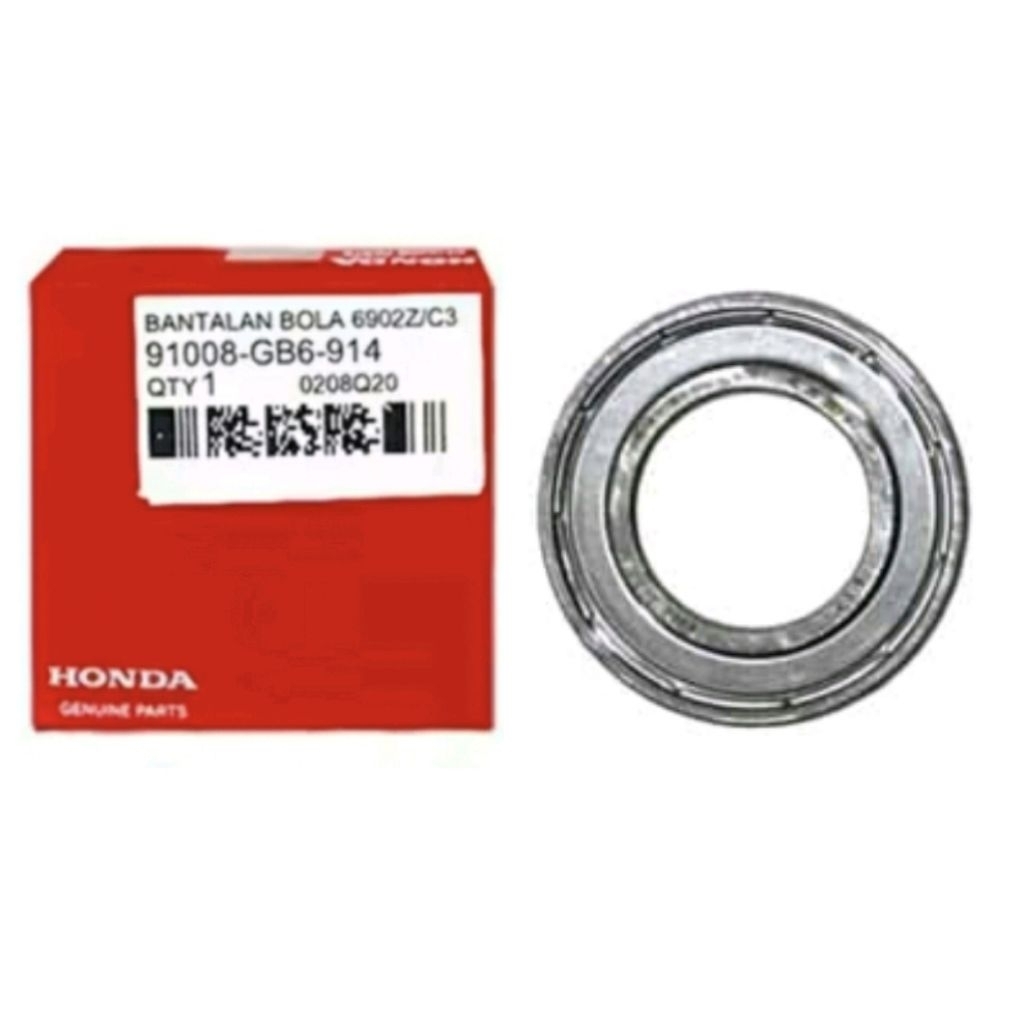 91008-GB6-914 LAHER 6902Z/C3 BEARING NOKEN AS KECIL GRAND PRIMA STAR LEGENDA SUPRA X 100 WIN SUPRA F