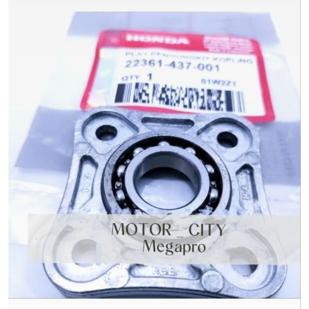 PLAT PENGUNGKIT KOPLING TUTUP TAHANAN PER KOPLING 22361-437-001+BEARING MEGAPRO