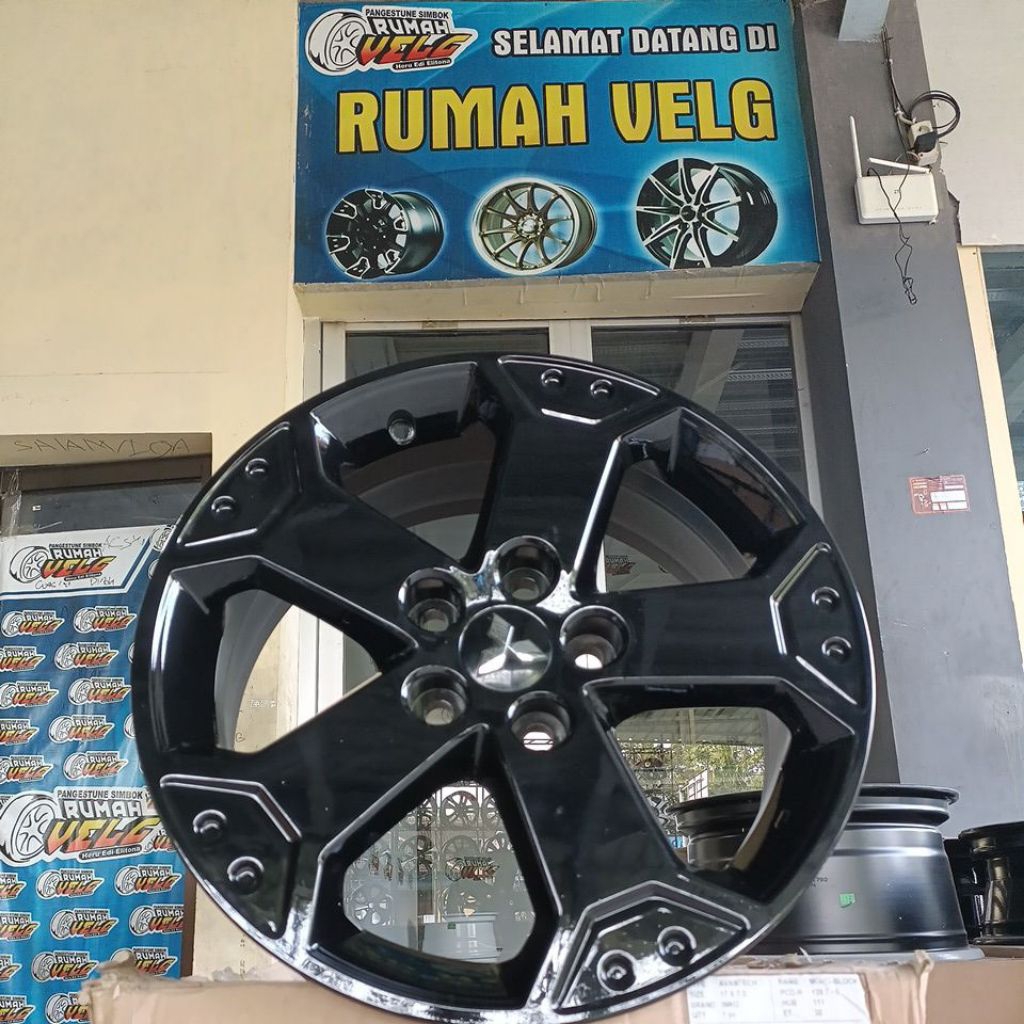 velg pelek original oem mitsubishi xpander cross rockford fosgate black edition ring 17