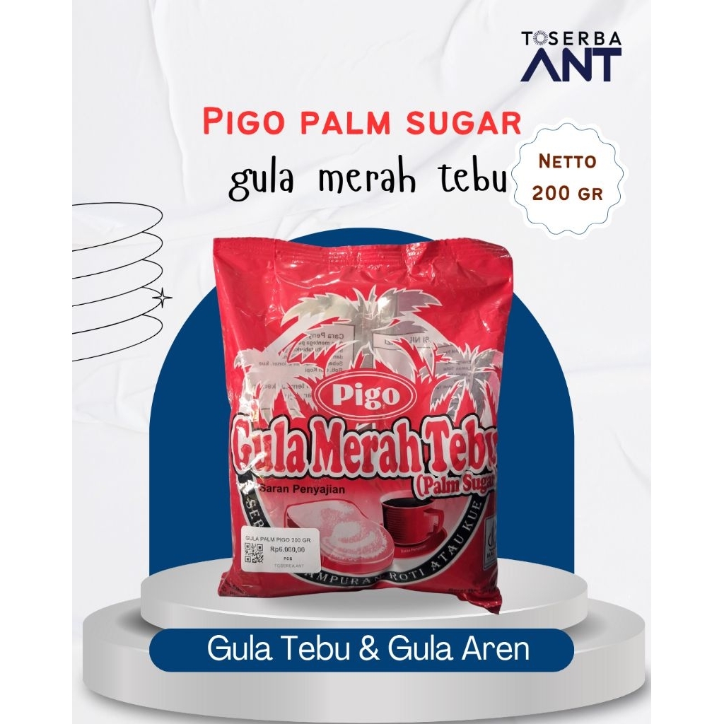 Pigo Palm Sugar 200 ml / Gula merah tebu Pigo 200 gr