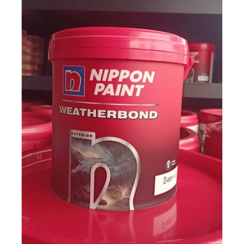 Nippon Paint Weatherbond cat tembok dinding eksterior interior luar dalam 2.5 liter