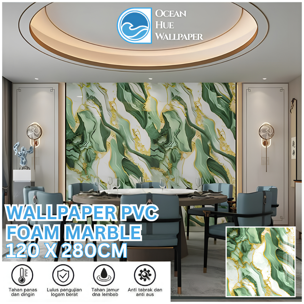 Wallpaper Backdrop TV Dinding Keramik Dinding Kamar Stiker Keramik 120 X 280cm