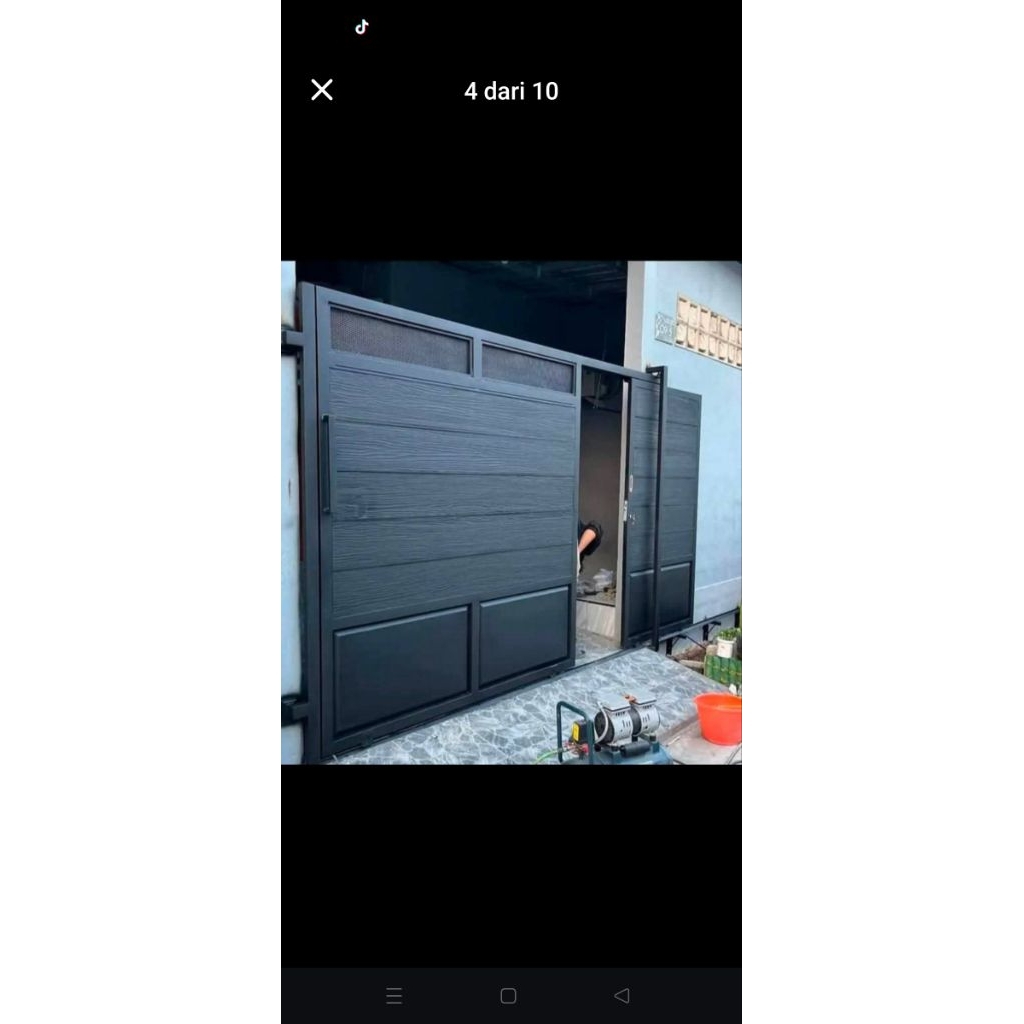 pagar minimalis motip lisplang grc.