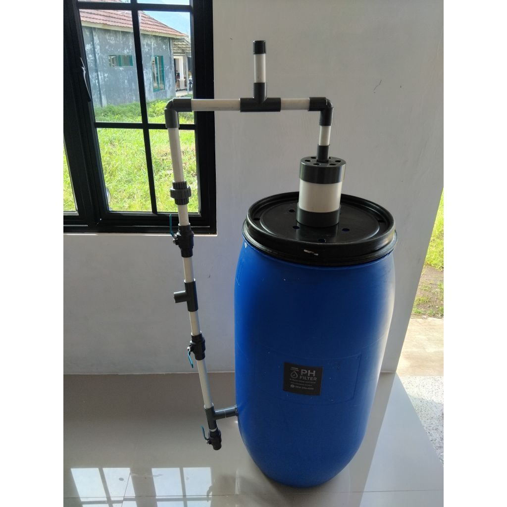 filter air sumur bor bau keruh berminyak mengandung zat besi