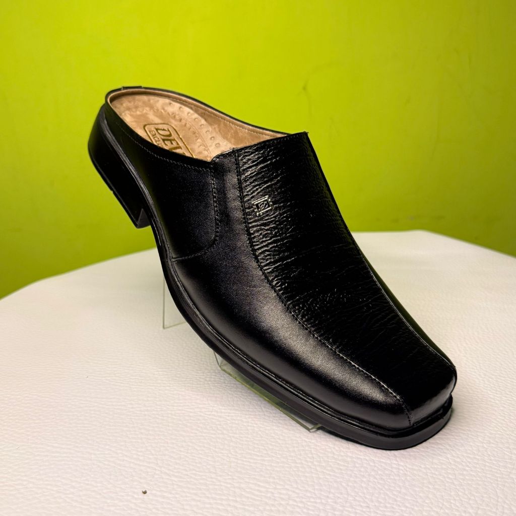 SEPATU DEVANO SELOP KULIT PRIA SENDAL SLOP KULIT PRIA SEPATU SENDAL SELOP BUSTONG PRIA