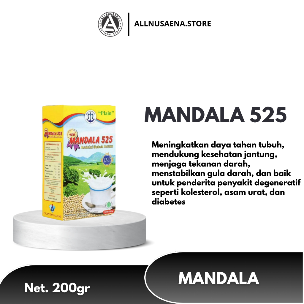 SUSU MANDALA 525 KEDELAI ASLI