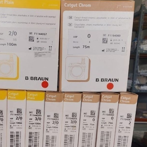 Benang Catgut Roll Chromic 3/0 B Braun 100 meter