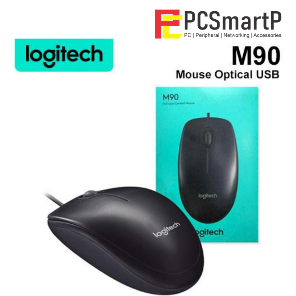 MOUSE LOGITECH M90 OPTICAL USB WIRED KABEL KOMPUTER LAPTOP - ORIGINAL LOGITECH