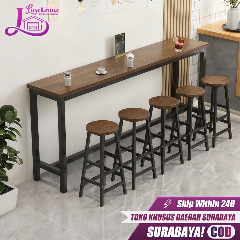 [Surabaya Express] Meja Bar Meja Panjang Meja Cafe Meja Kopi Meja Barista Meja Makan Meja Dapur Meja