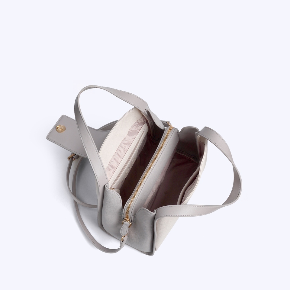 Everbest EVB Namila Bucket Bag Wanita Beige & Black