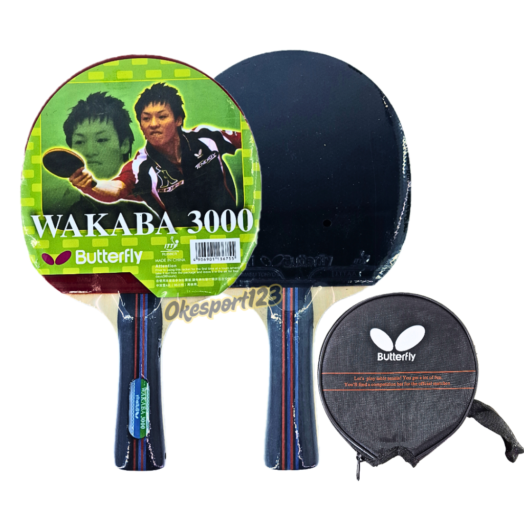 Bad Pingpong Butterfly Wakaba 2000 & Wakaba 3000 / Bet Tenis Meja Wakaba 2000 & Wakaba 3000 Bet Siap