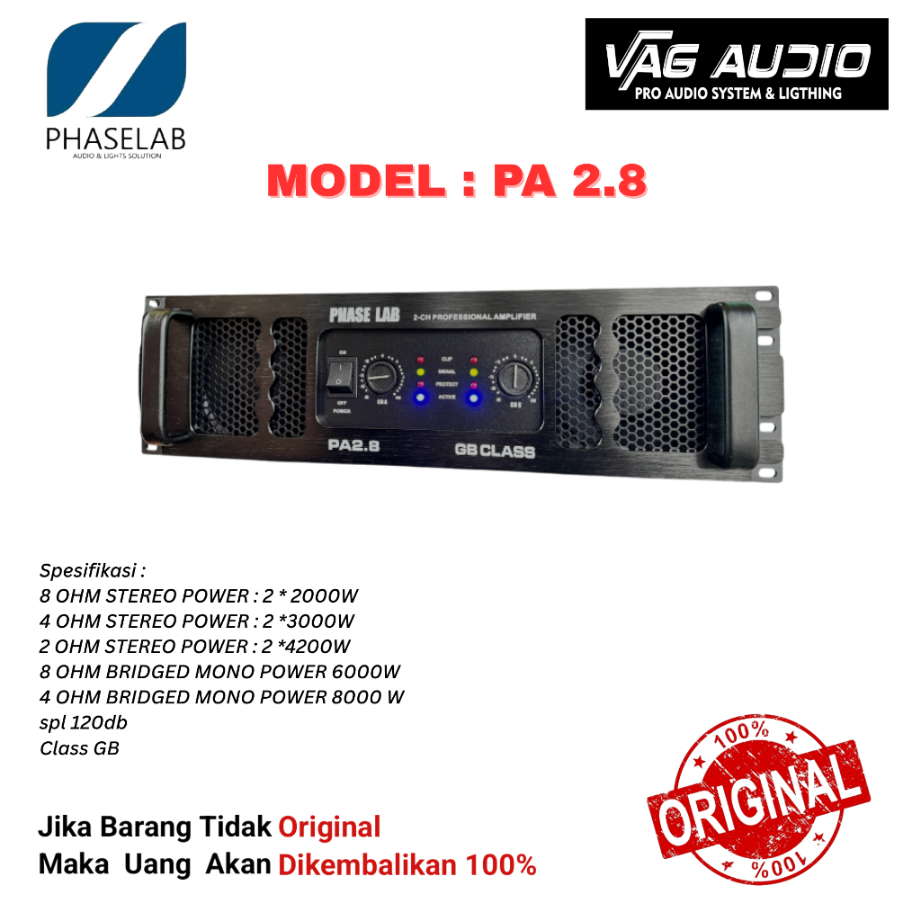 POWER  PHASELAB PA 2.8