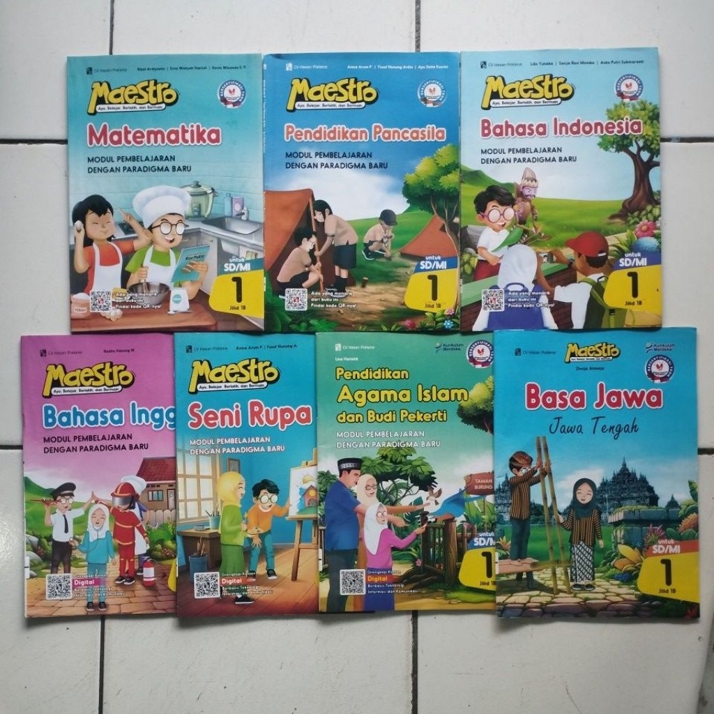 LKS KELAS 1 + KUNCI (SEBAGIAN) MAESTRO