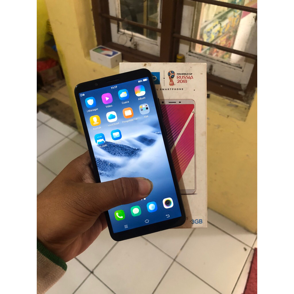 Vivo Y71 android second harga terjangkau handphone second berkualitas kelengkapan FULLSET