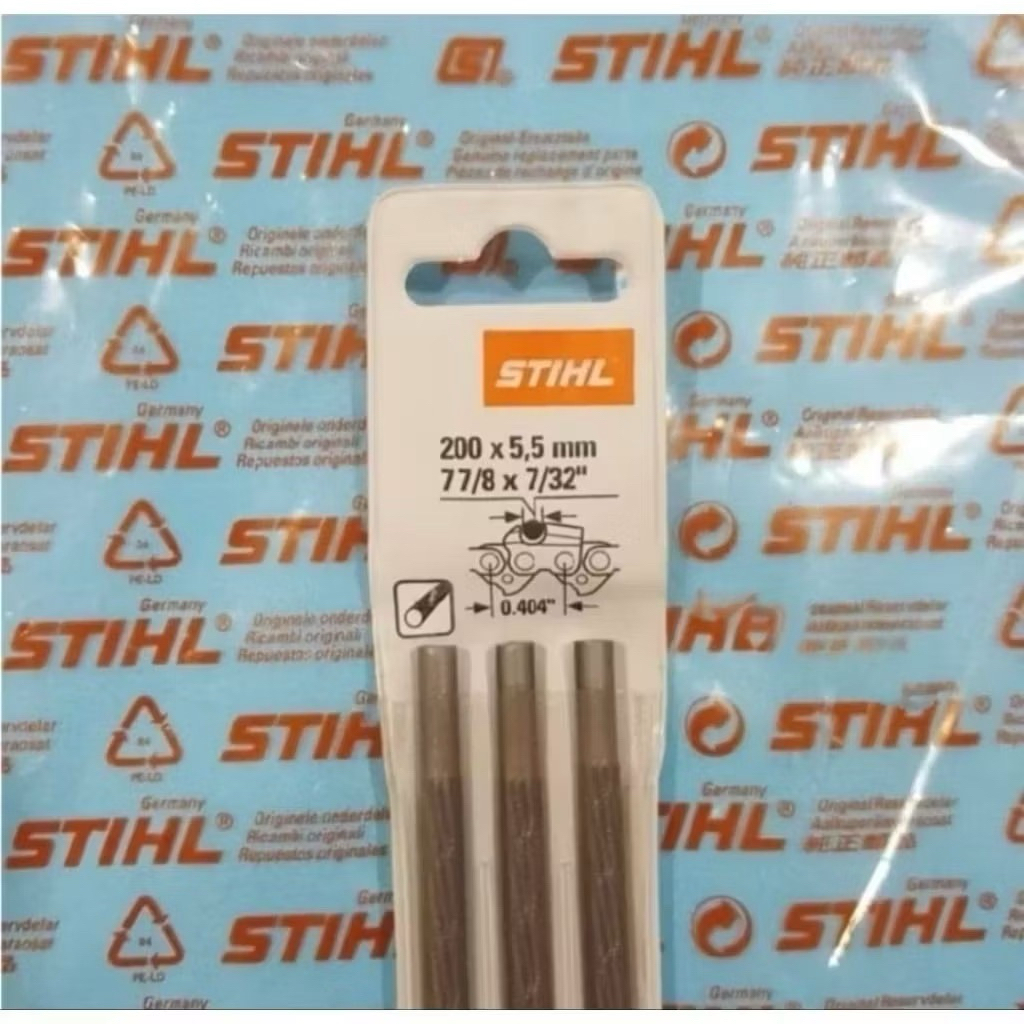 Kikir Bulat 5.5 STIHL (3Pcs) ORIGINAL STIHL