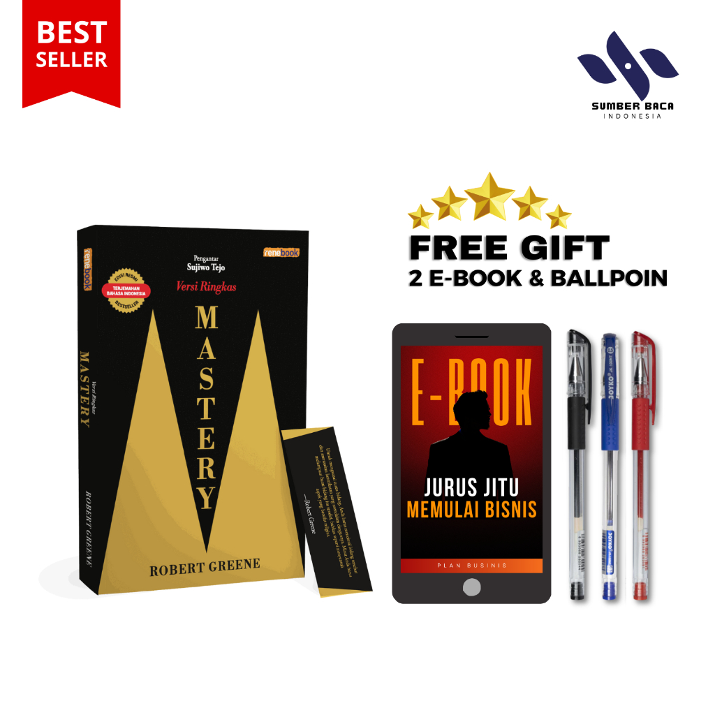 Versi Ringkas Mastery - Robert Greene - Sumber Baca indonesia -Tambahan Bonus