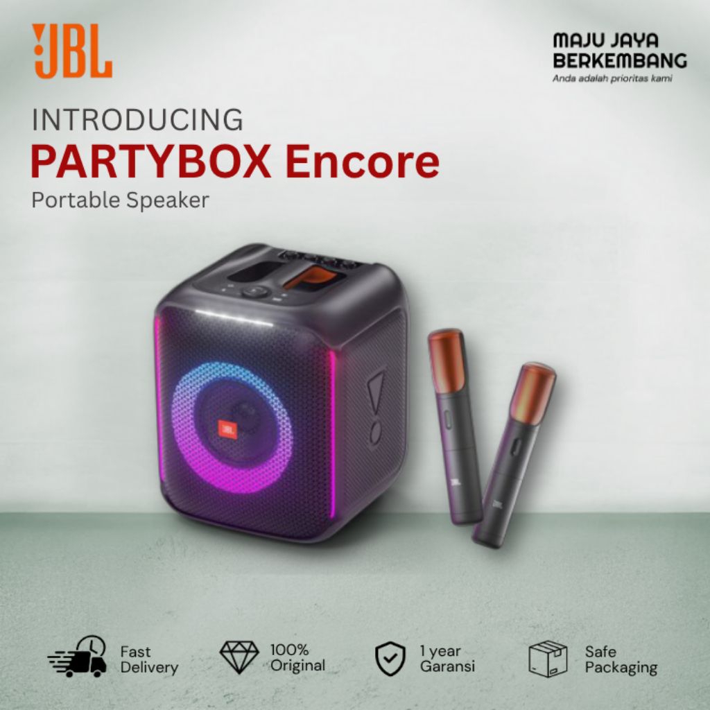 JBL PARTYBOX ENCORE  2 MIC JBL ORIGINAL portable speaker