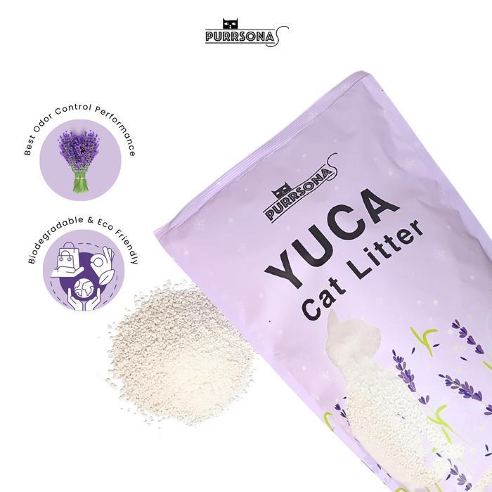 Cat Litter Purrsona Yuca 7 Liter / Pasir Kucing Purrsona Yuca 7 Liter / Purrsona Yuca Pasir Kucing 7