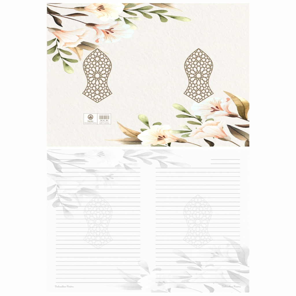 Hiclo Buku Terompah Flowers - A5