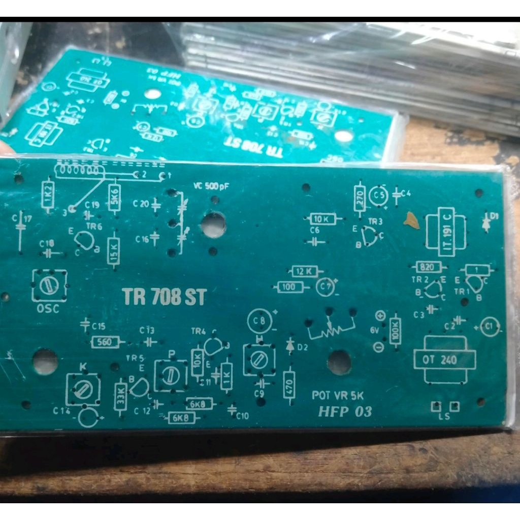 PCB Radio AM/MW 6 Transistor