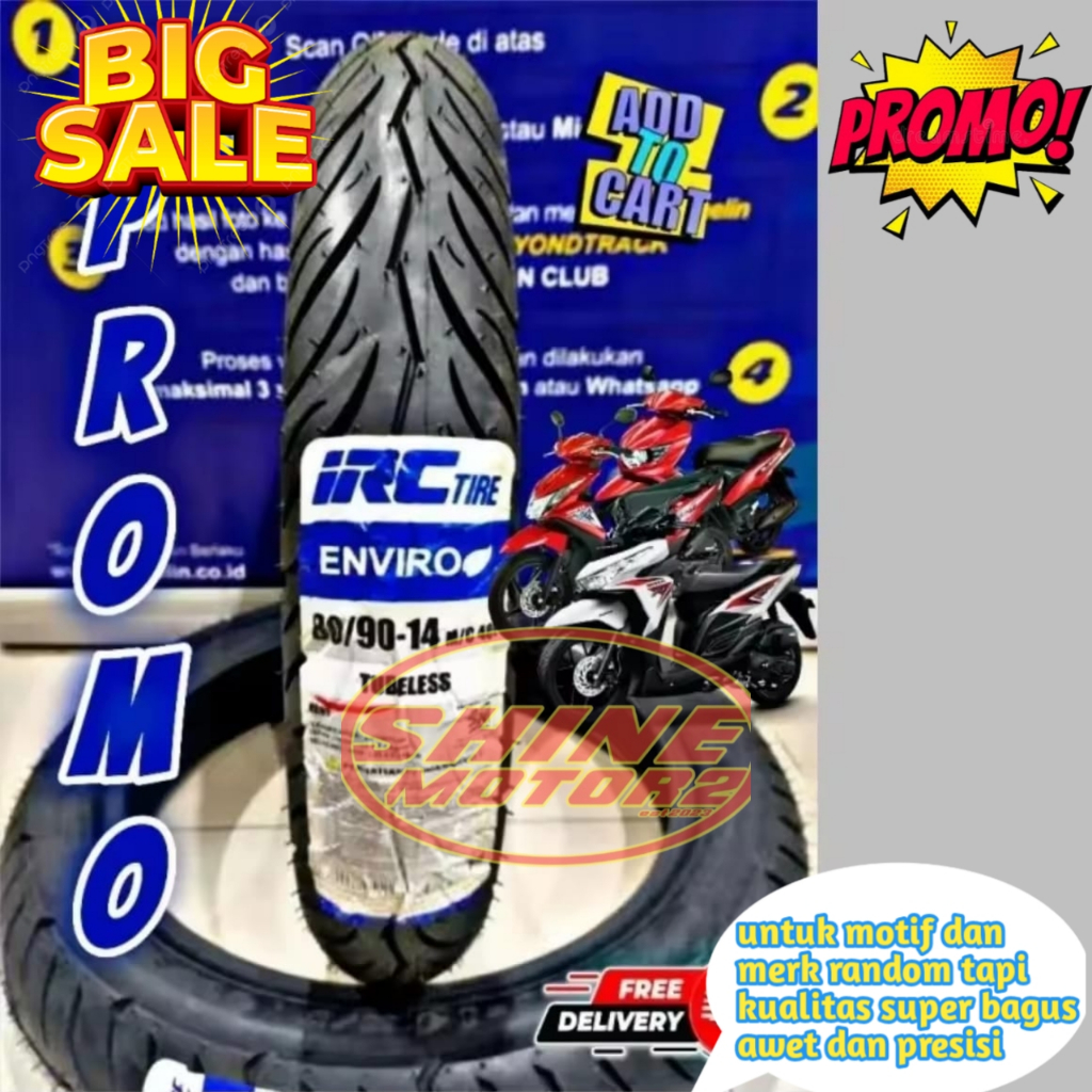 Ban Matic IRC NR91 Enviromax Tubeless 14"