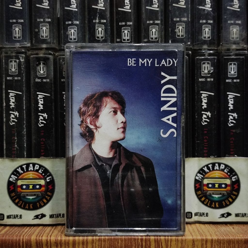 Kaset - Sandy - Be My Lady - Kaset Pita - Radio Tape - Radio - Pemutar Kaset - Retro - Classic - Cas