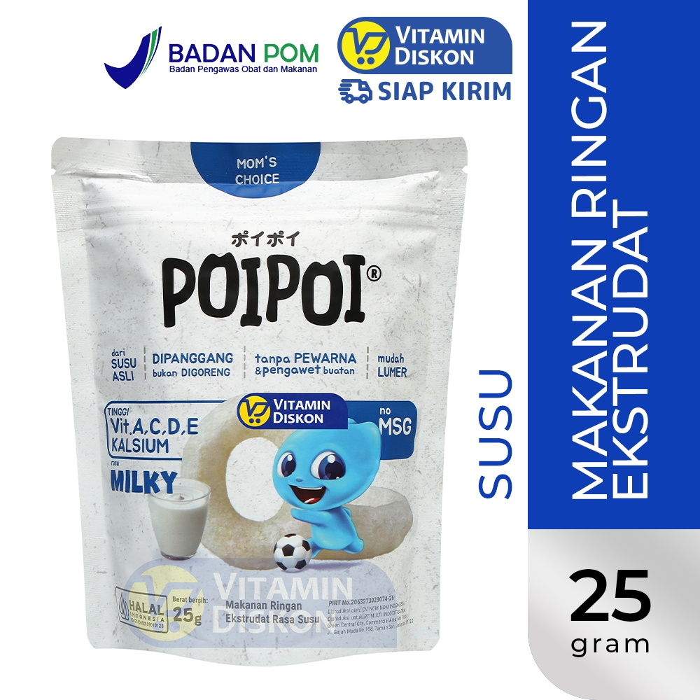 POIPOI 25 GR | Cemilan Anak Tinggi Vitamin & Kalsium