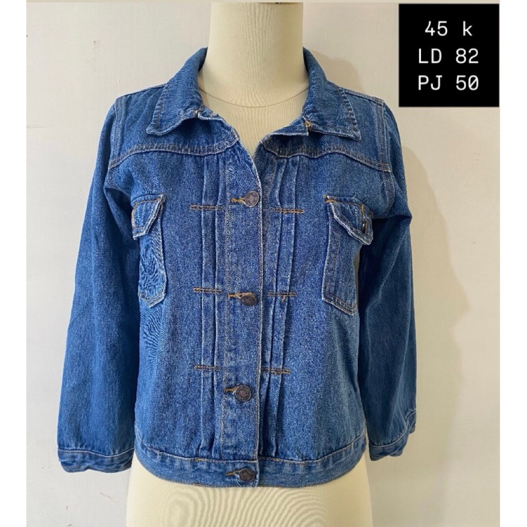 PRELOVED JACKET JEANS WANITA