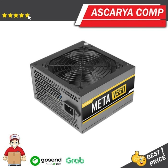 Antec META V550 - 550W (Efficiency 80%) Power Supply - PSU 550 Watt