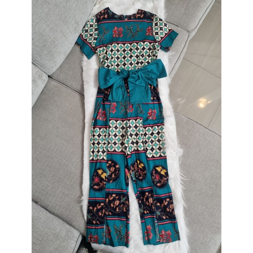 Jumpsuit batik jumpsuit batik modern terusan celana batik batik kekinian