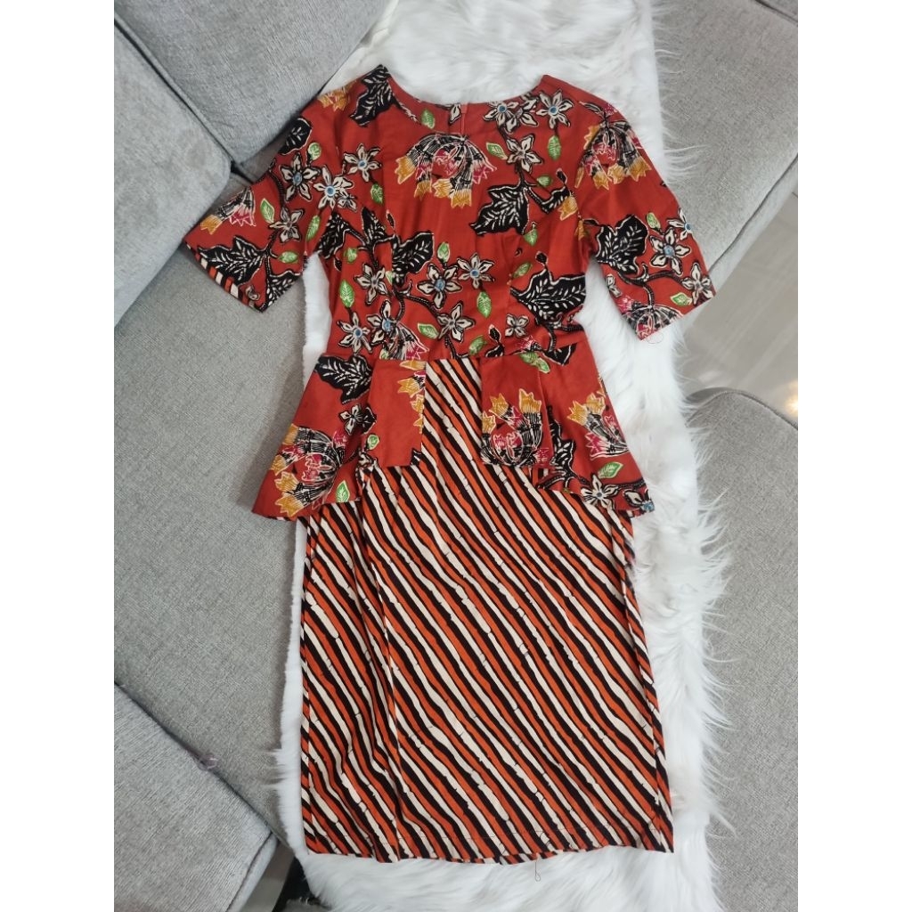 Dres batik pesta batik pesta dres batik kekinian dres batim modern