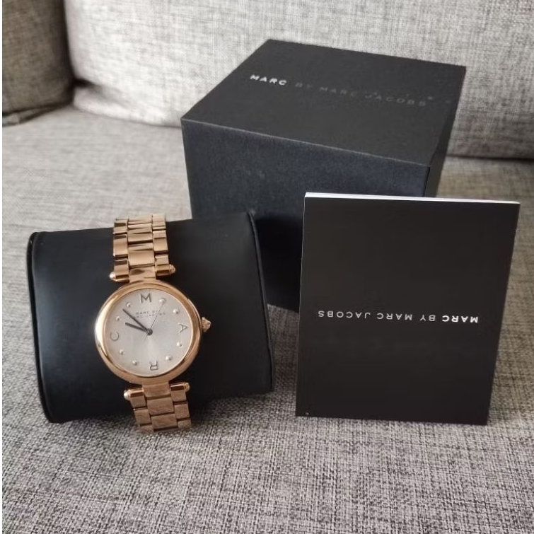 JAM TANGAN MARC JACOBS MJ ROSE GOLD AUTHENTIC