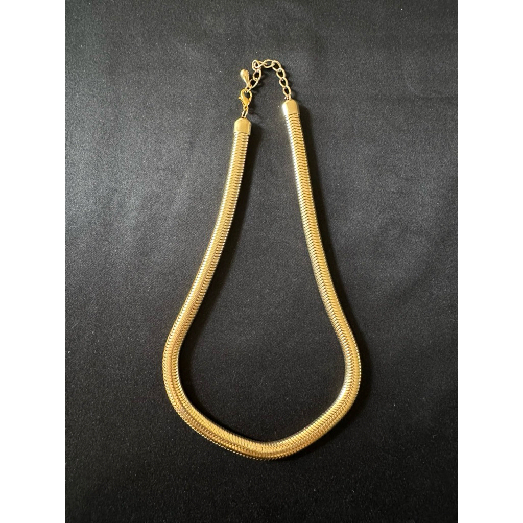 Goldtone Snake Chain Necklace