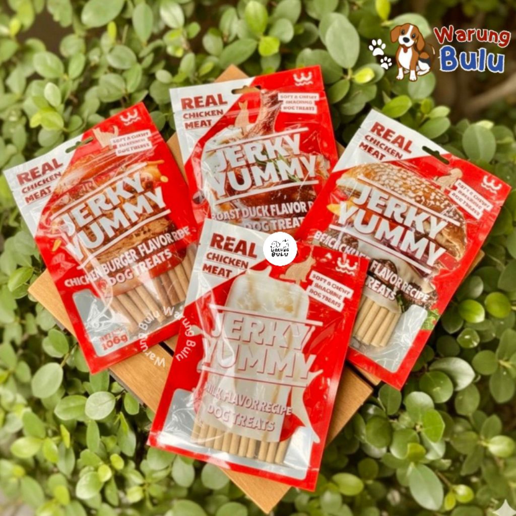 Welton Jerky Yummy from Chicken100 gram | Snack for Dog | Nutrisi Anjing | Makanan Anjing | Cemilan 