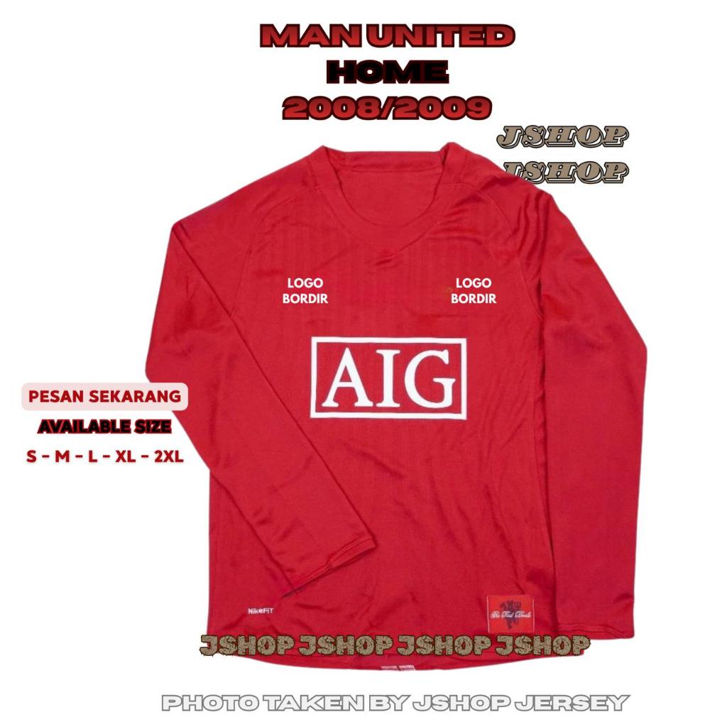 LIVE 6 BAJU BOLA JERSEY BOLA RETRO LENGAN PANJANG EMYU HOME 2007 BAJU BOLA JERSEY OLAHRAGA RETROO