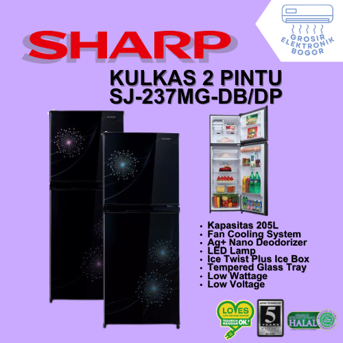 KULKAS SHARP 2 PINTU DP/DB Grosir Elektronik Bogor