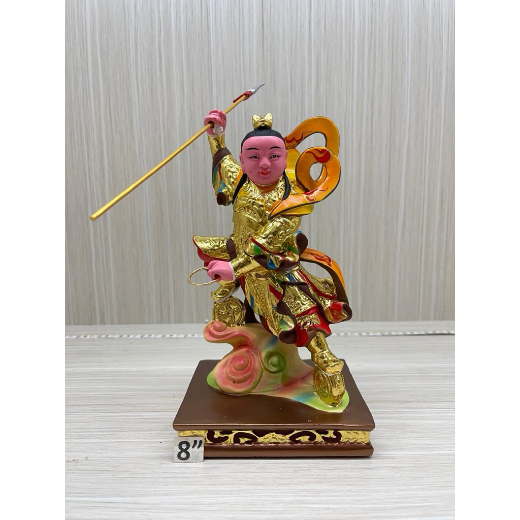 patung dewa nezha naca locia 8in bahan fiber