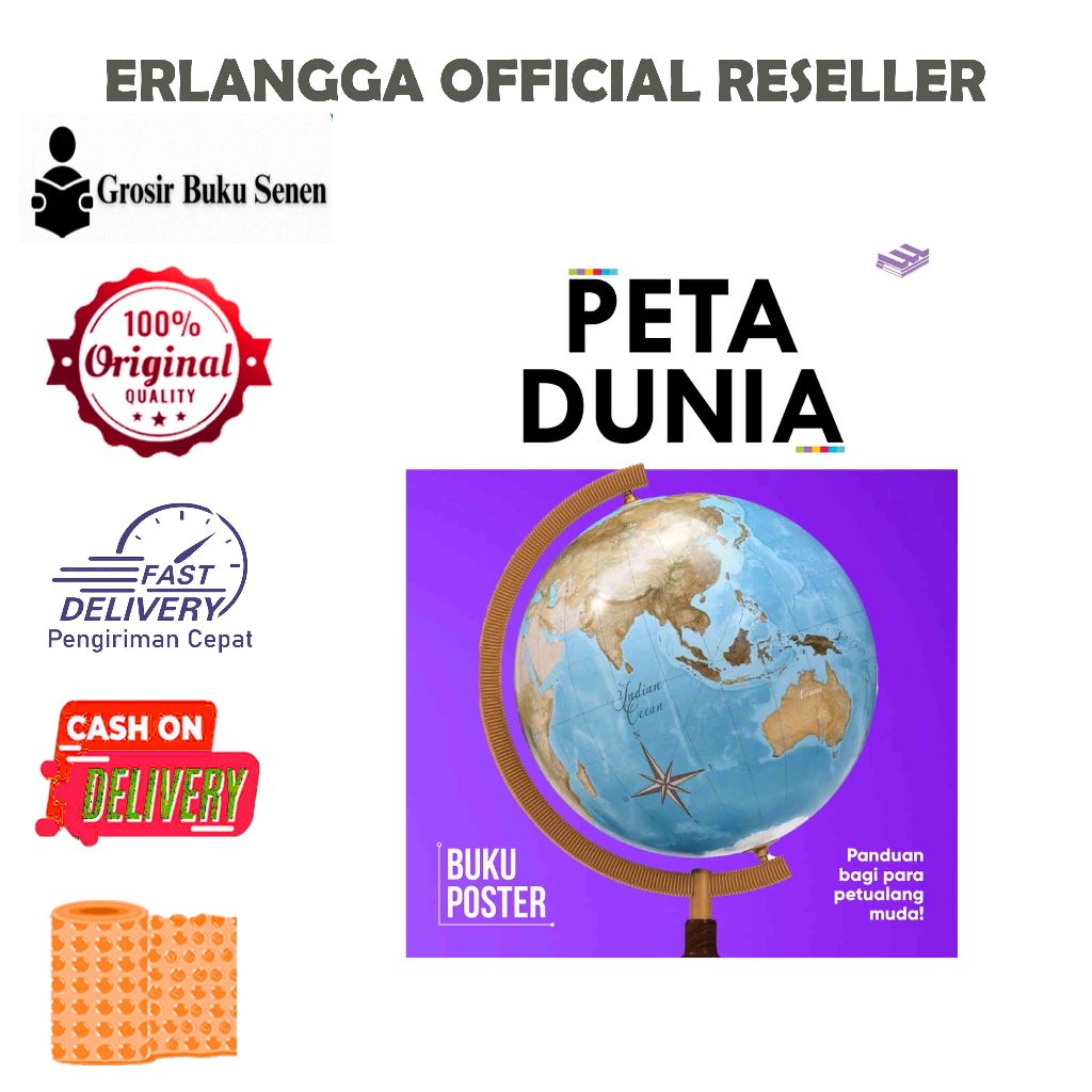 BUKU POSTER: PETA DUNIA
