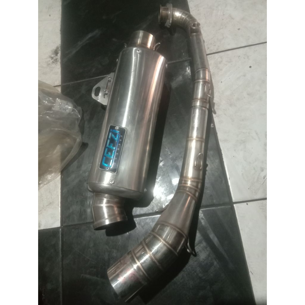 knalpot cefzi vario 160/pcx 160 second like new inlet 50mm