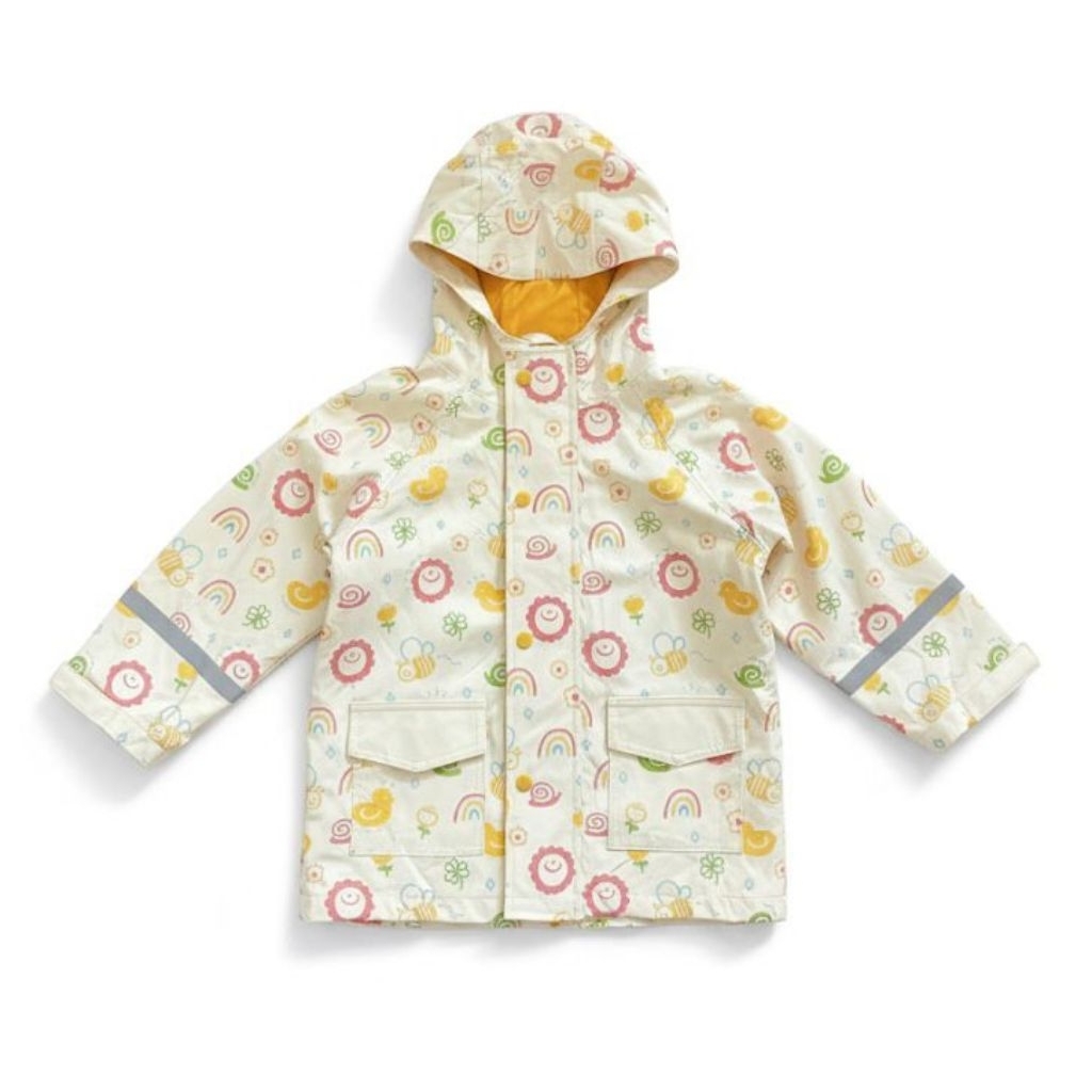 HAS rainbow yellow jacket hujan rain coat anak