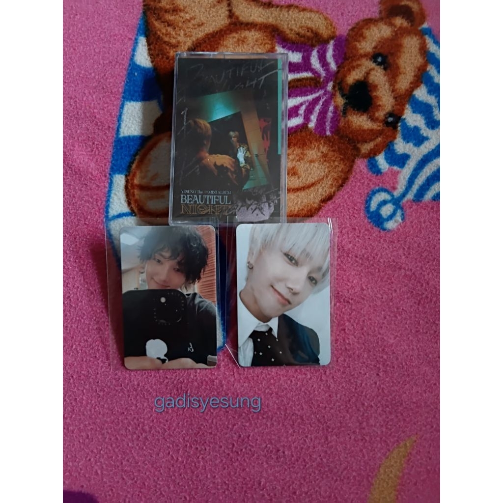 OFFICIAL ALBUM BEAUTIFULNIGHT KASET YESUNG(SEALED)