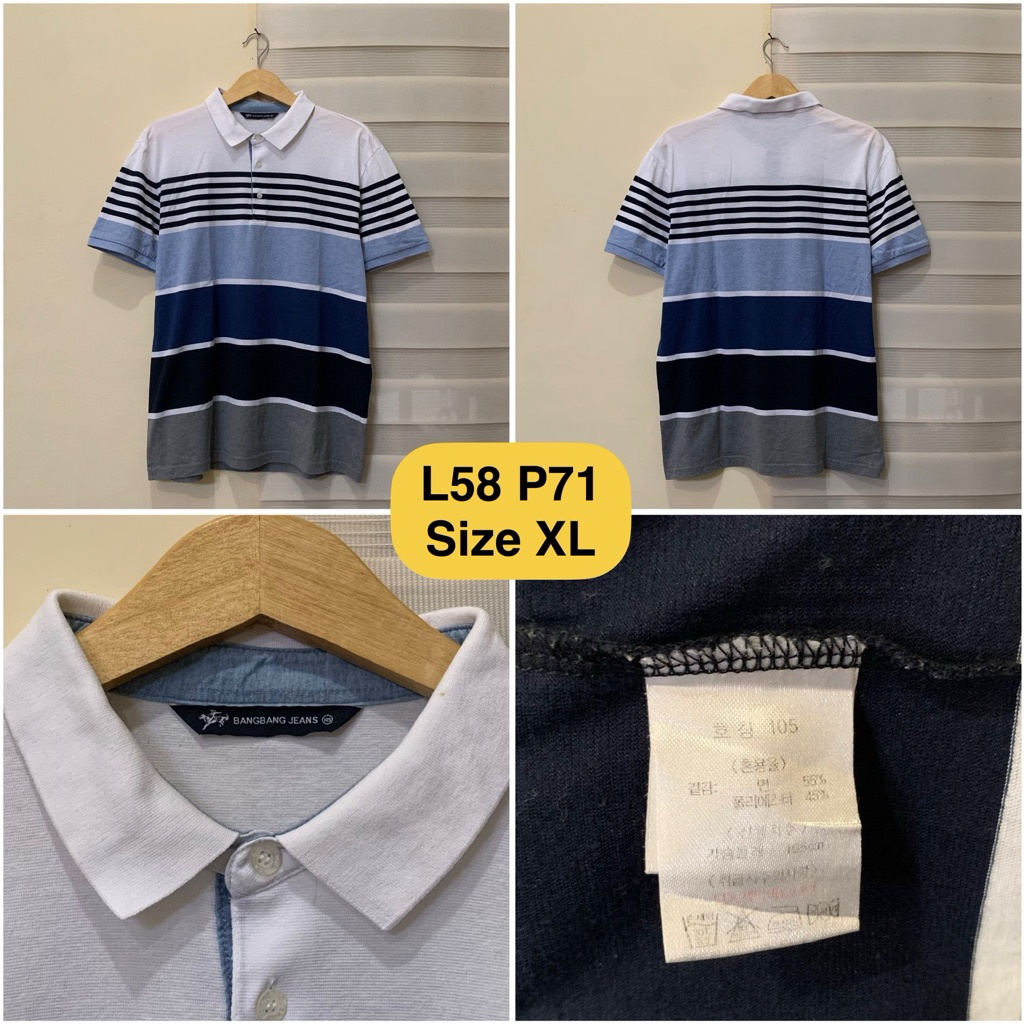 Poloshirt Bangbang Jeans Salur Original