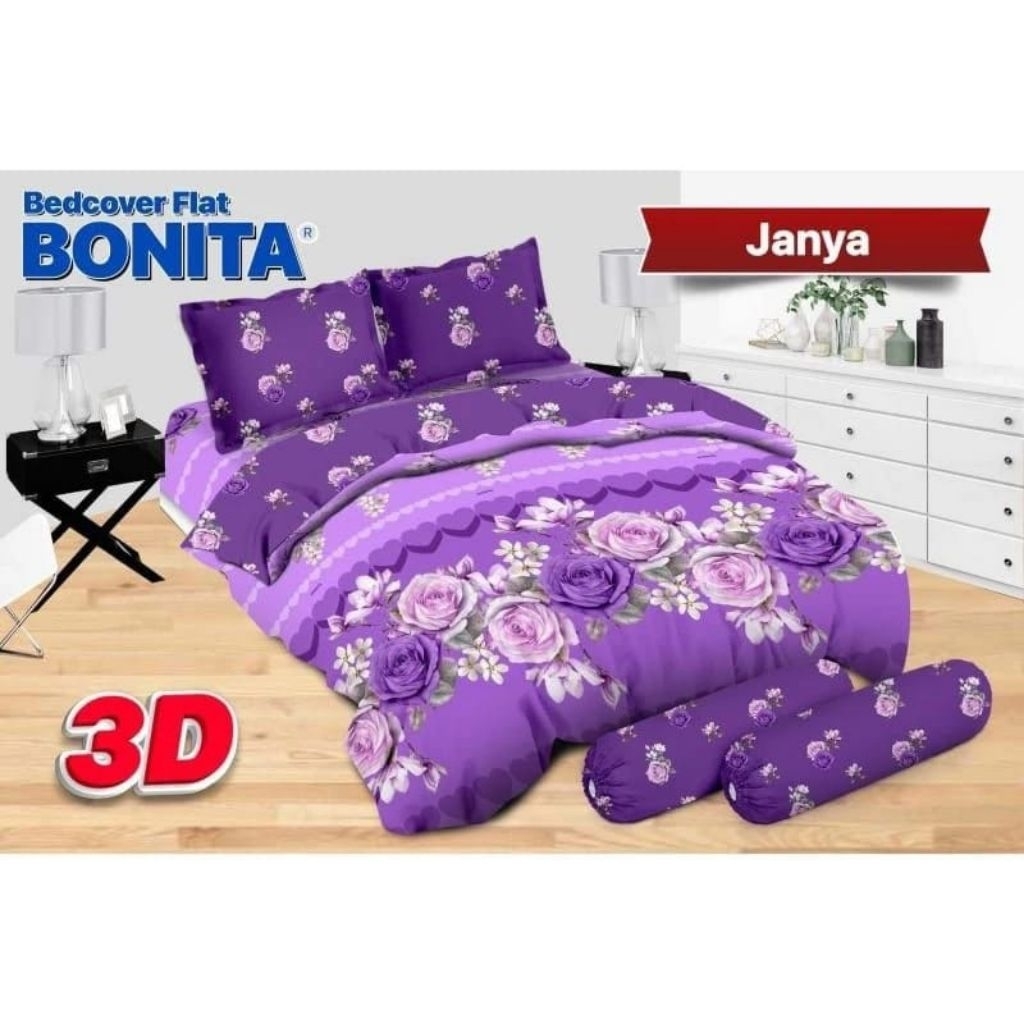 Bedcover Bonita 180x200 bed cover set new motif bonita terlaris
