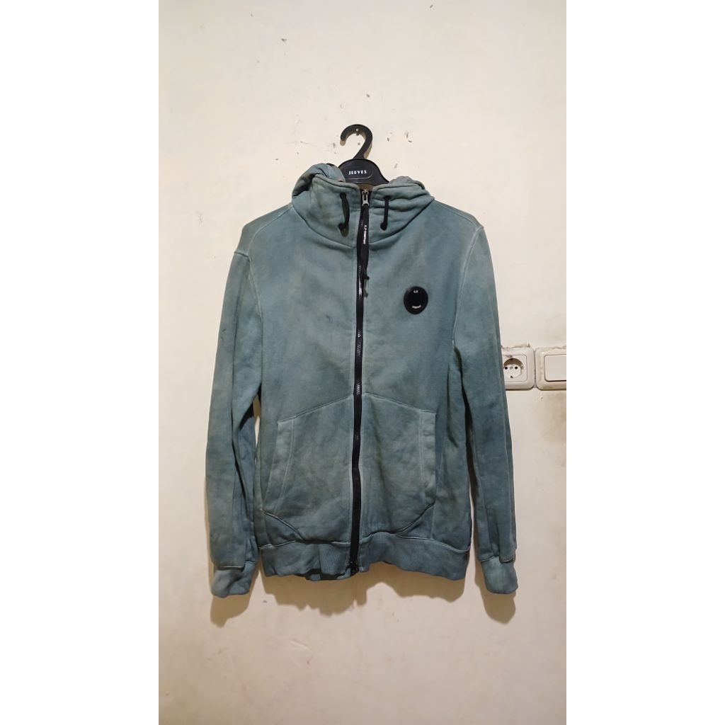 cp company zip hooded nylon